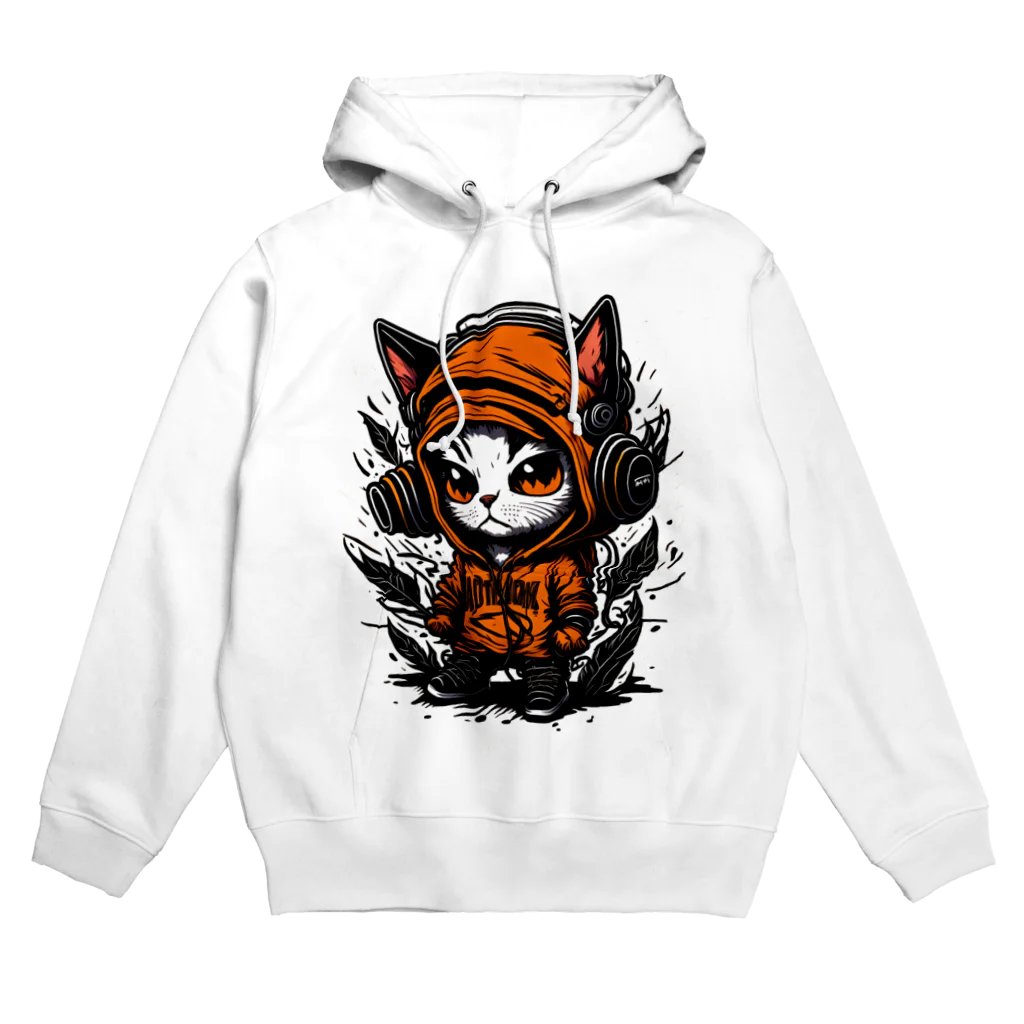 めんぼうさんやのちびネコ Hoodie