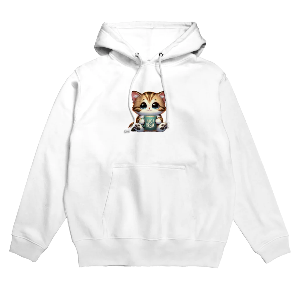 Nekonan Itemsのリラックスタイムキャット Hoodie