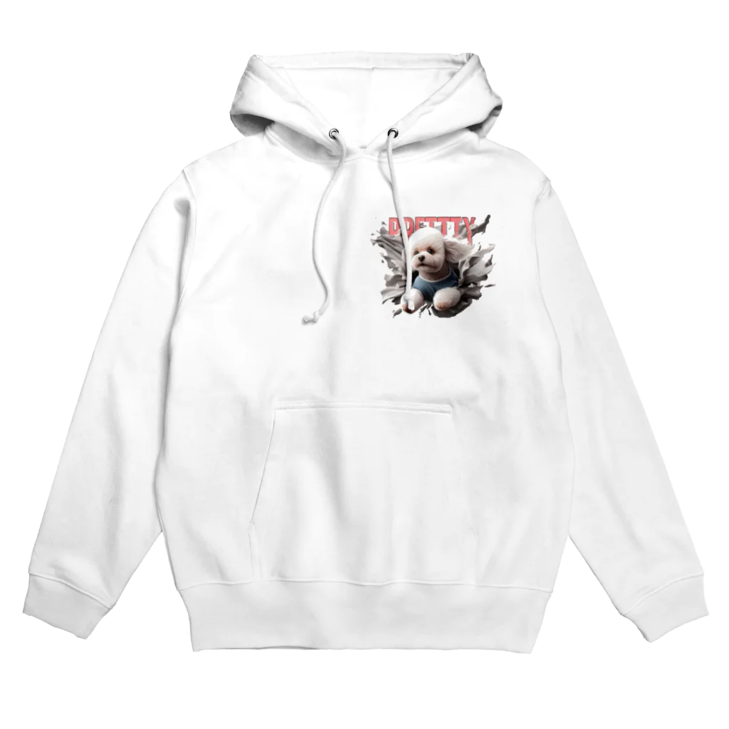 飛び出す！アニマルショップの飛び出す！トイプードル Hoodie