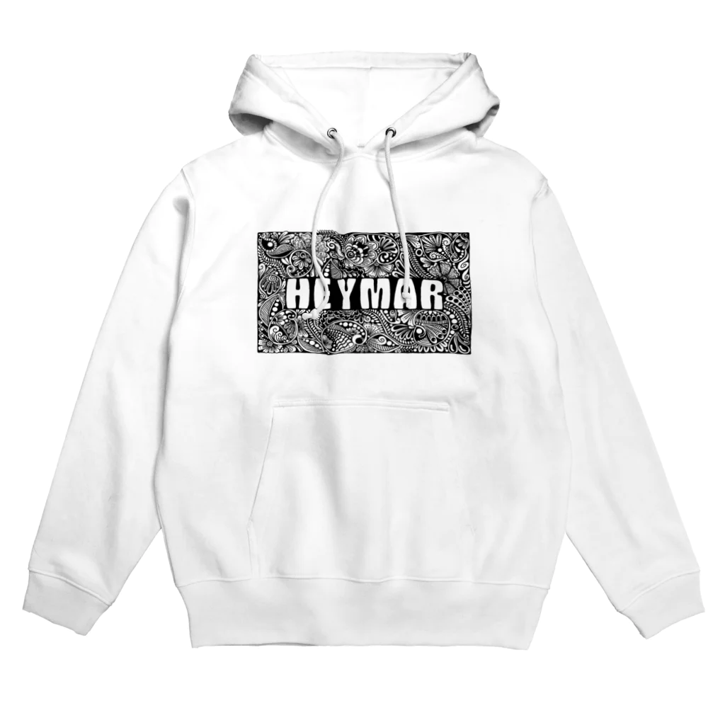 heymar の HEYMARロゴ　黒 Hoodie