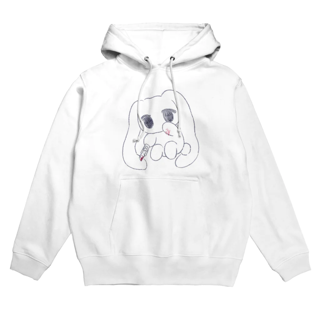 あくむ病院のしんどみうさぎちゃん Hoodie