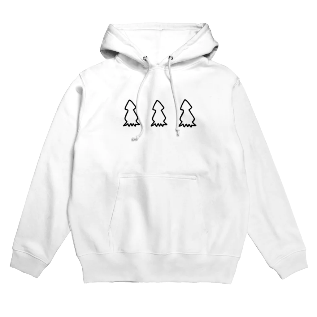 ただのイカのイカ様のイカです Hoodie