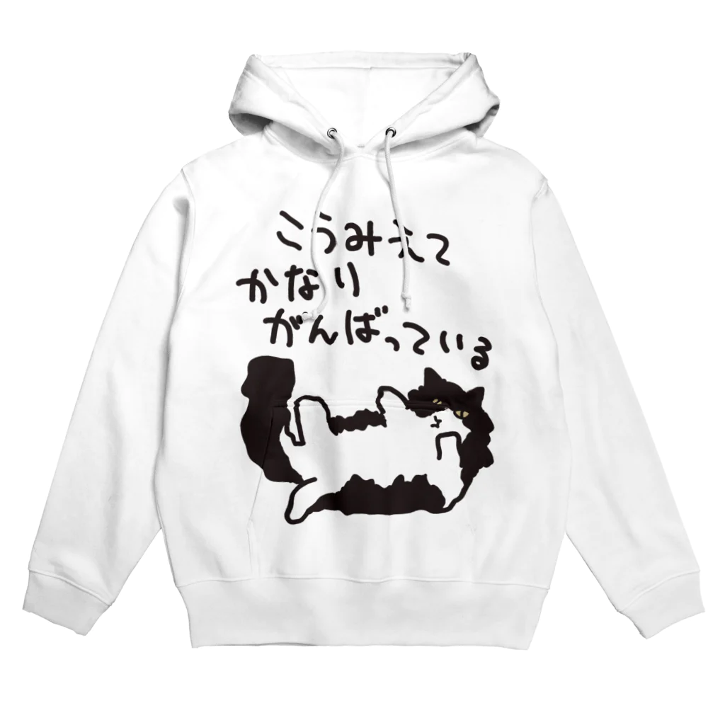 ミナミコアリクイ【のの】のかなりがんばっている【ねこ】 Hoodie