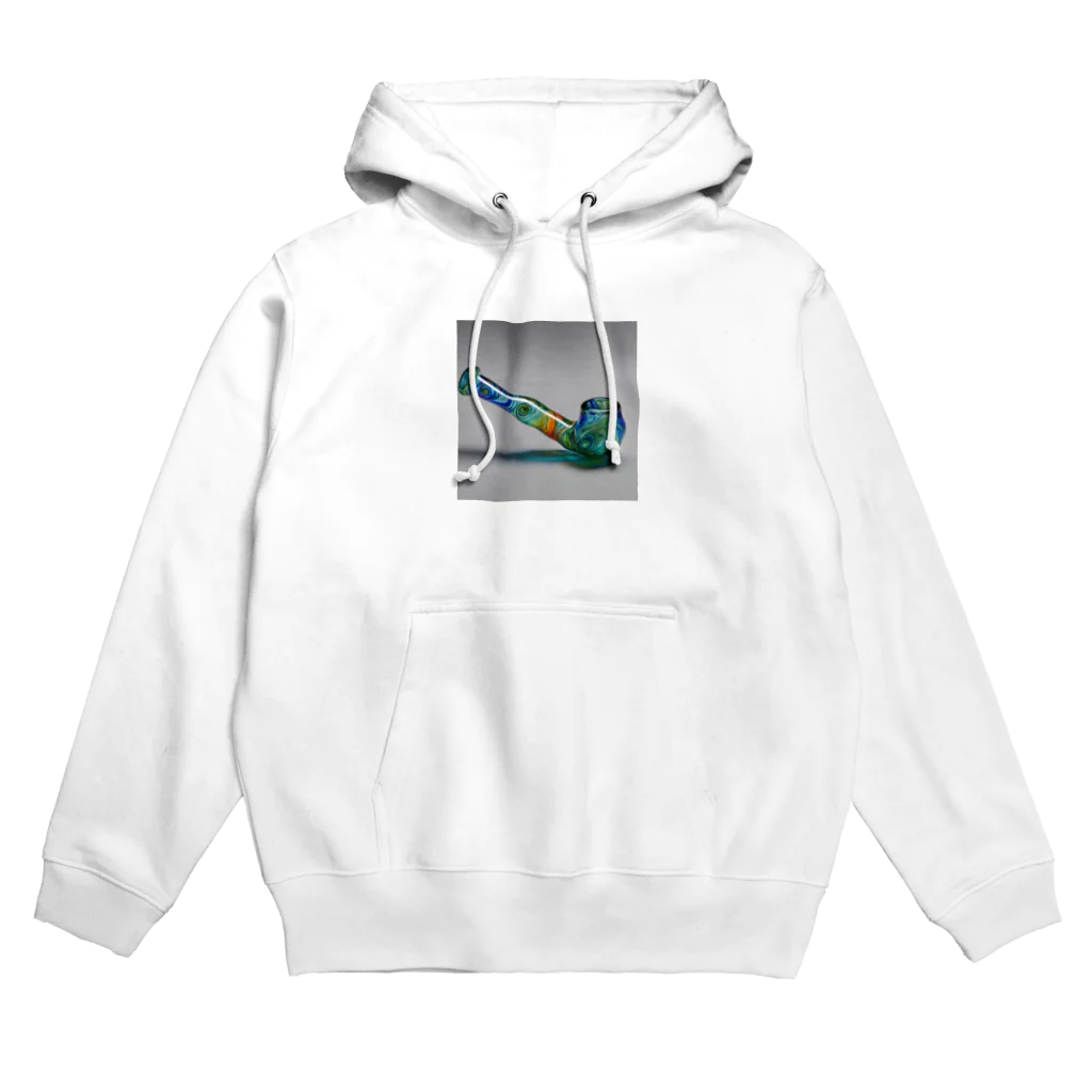 No Fishing No Life のガラスパイプ Hoodie