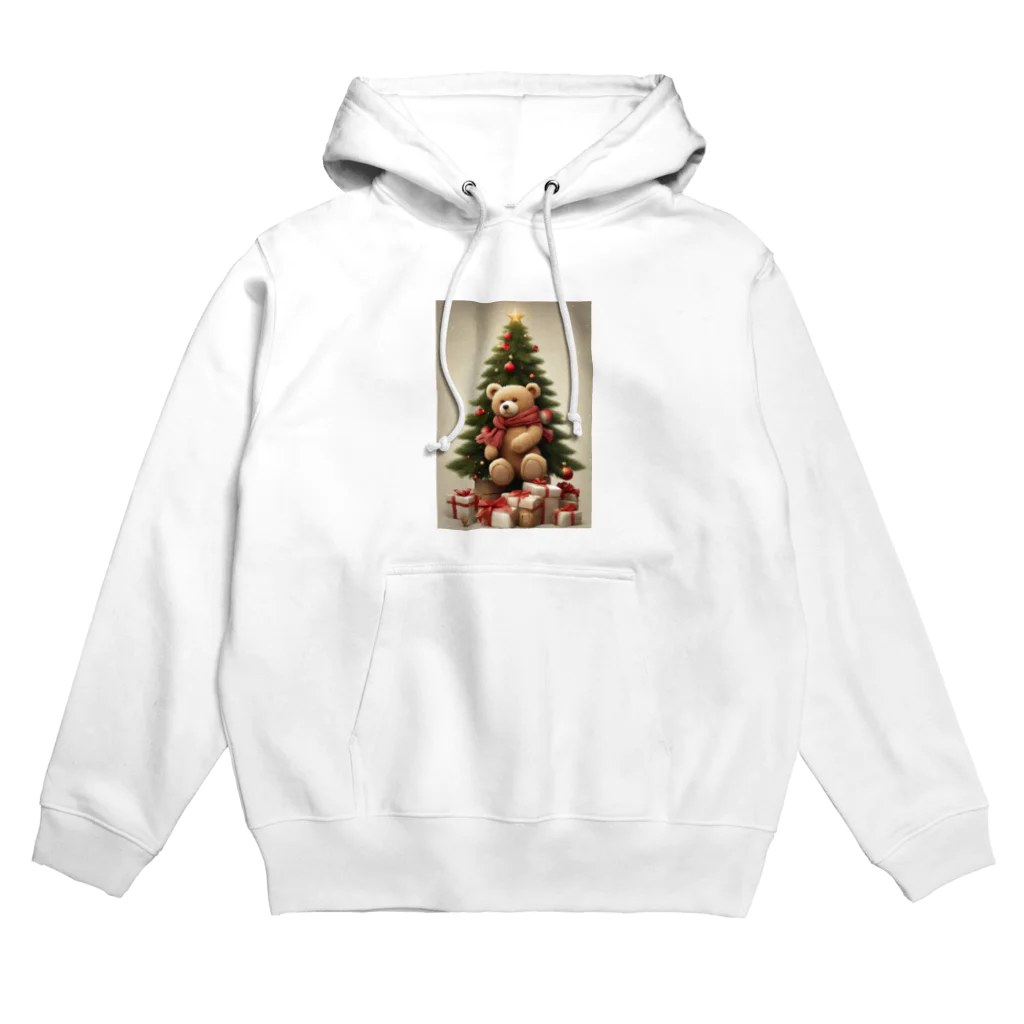 규리shopのクリスマス テディーベアの思い出 Hoodie