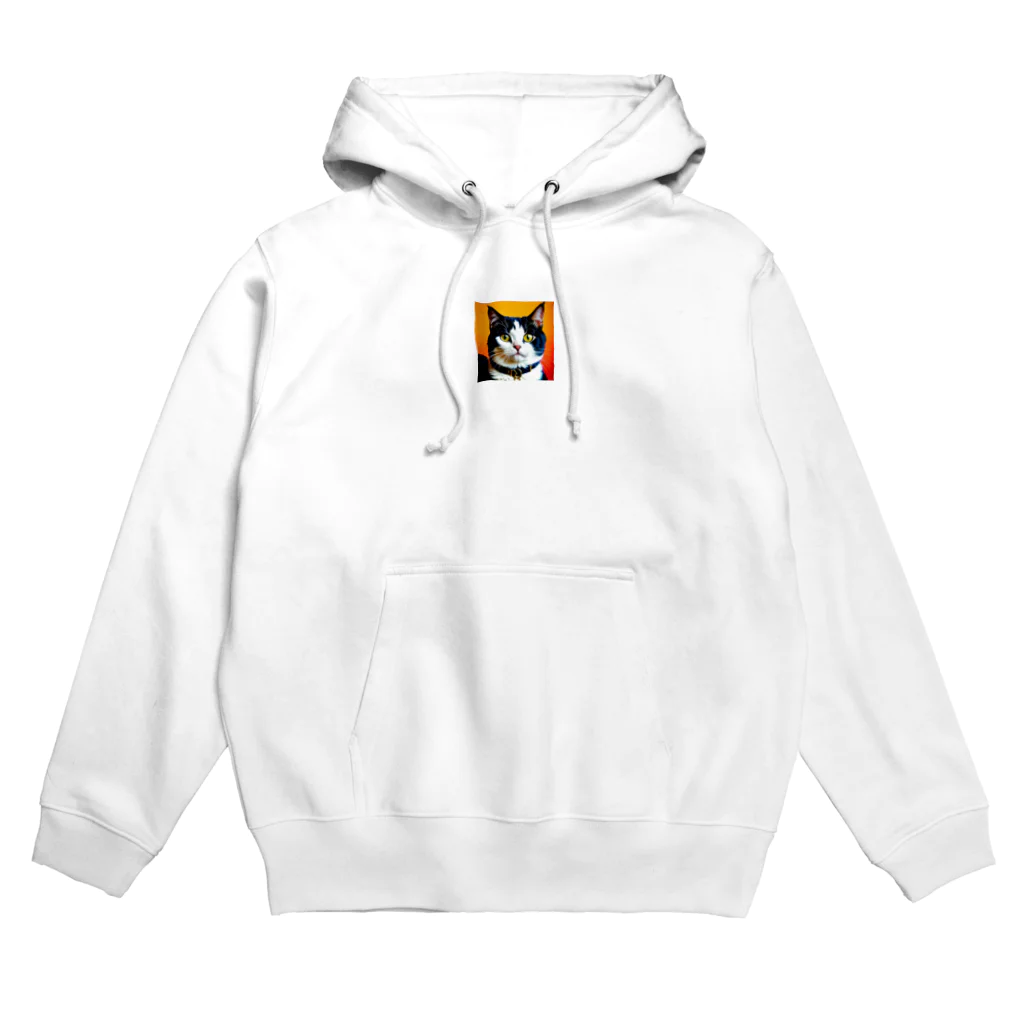 抹茶ラテの普通の猫 Hoodie