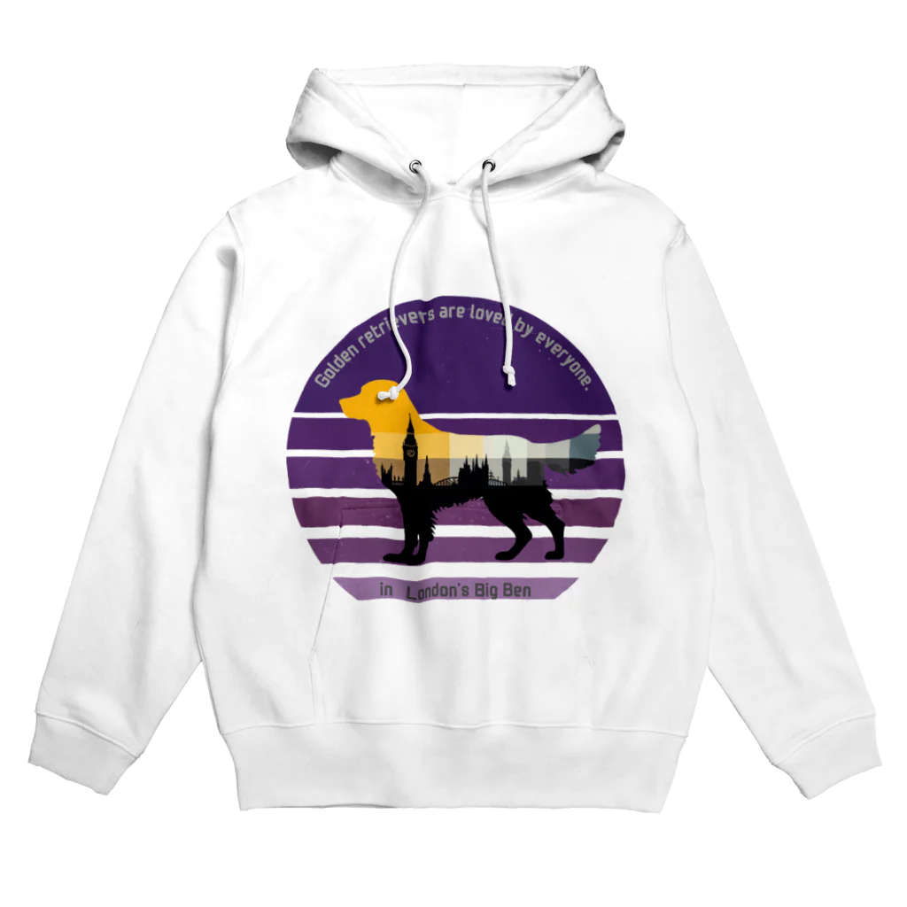 ranmaru-tokyoのゴールデンレトリバーin Big Ben Hoodie