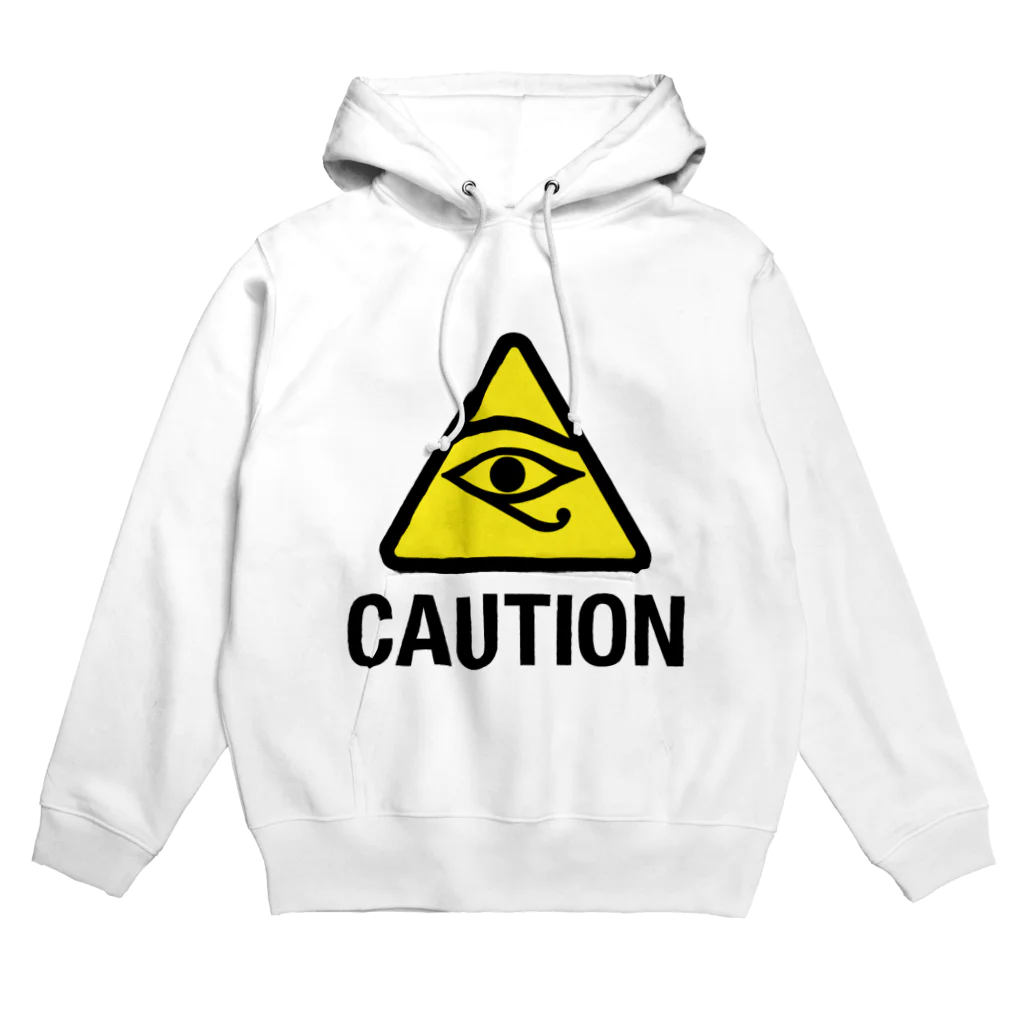 TRI▲NGLISHの#06👽CAUTION ホルスの目 Hoodie