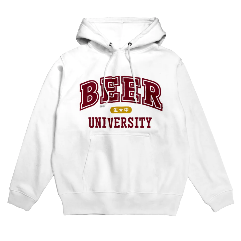 tonikakusakeのBEER UNIVERSITY ビール大学 エンジ パーカー