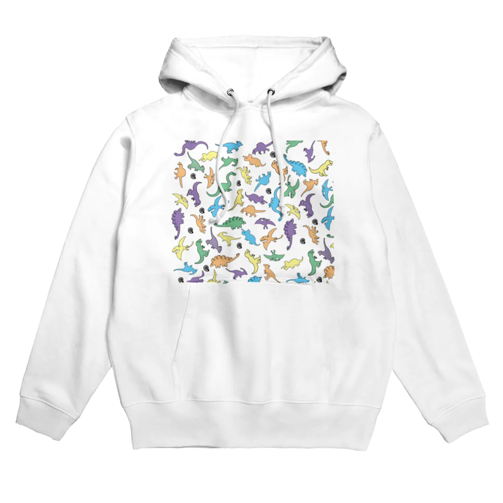 図鑑Tのスズリのきょうりゅういっぱい Hoodie