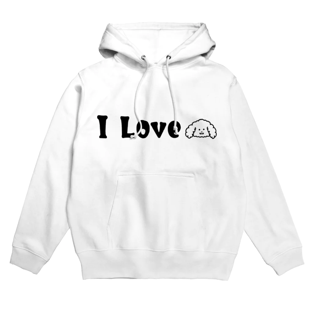 ほしいるかのI Love プードル Hoodie