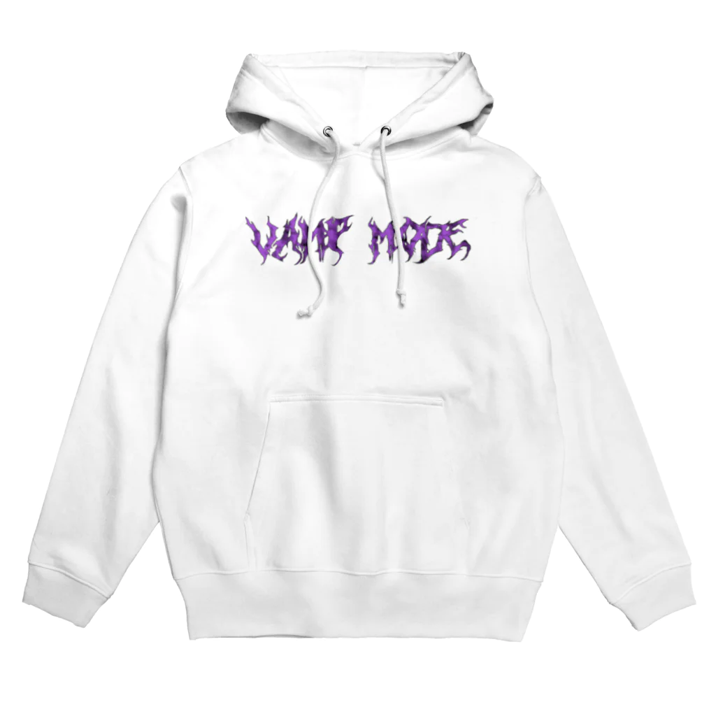 Vamp ModeのLogo (PURPLE)＆ Back print Hoodie  パーカー