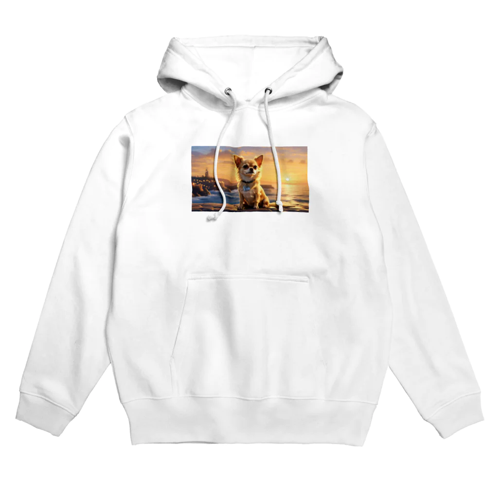 Welina_S-Artのサンセットチワワ Hoodie