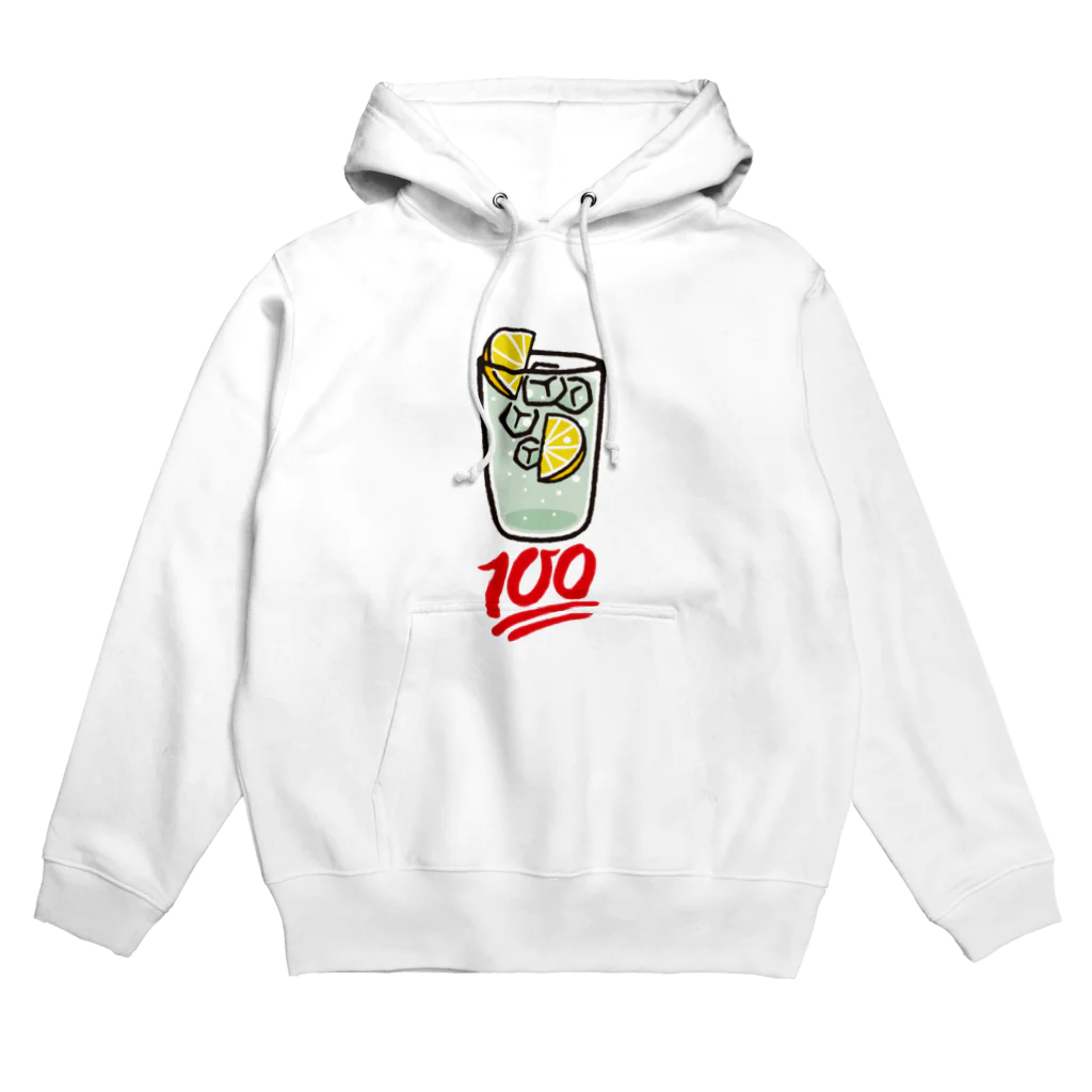 tonikakusakeのレモンサワー100点 大きいロゴ Hoodie