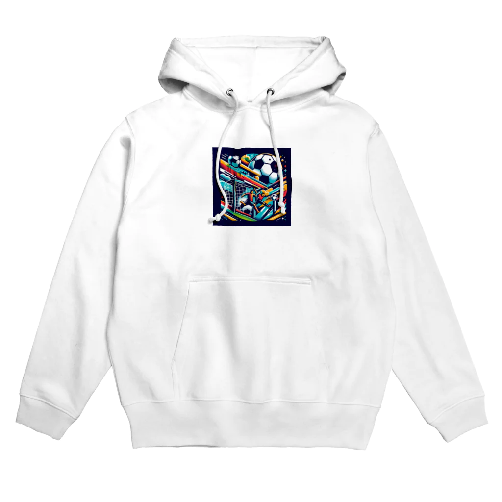 Everyday Elegance Goodsのブロックサッカー Hoodie