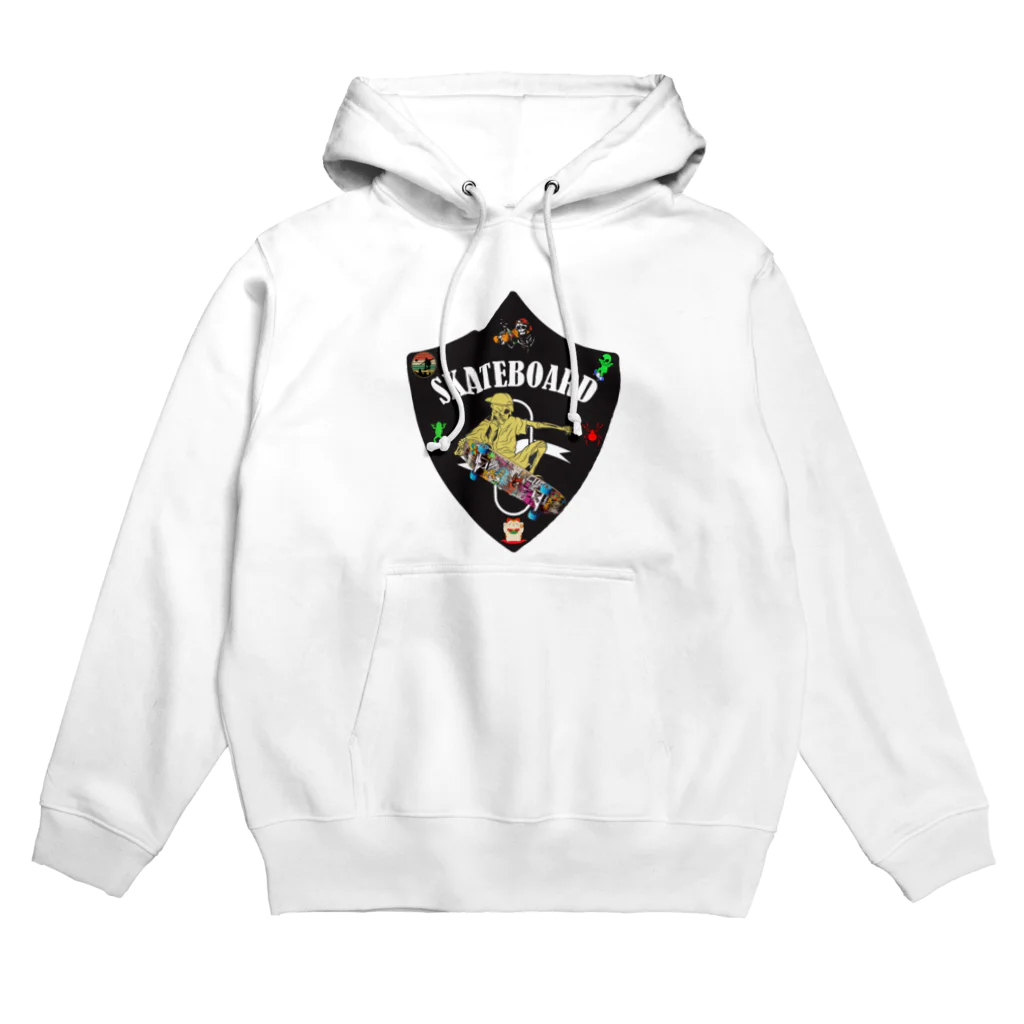 CyberArmadilloのスケートボード Hoodie