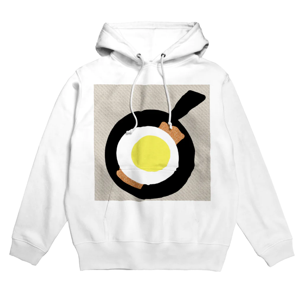 きまぐれ猫目屋のベーコンエッグ Hoodie