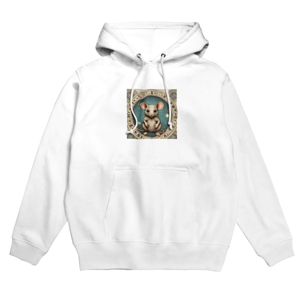 Yoshikoのクリエイトショップの１ばんのりのねずみくん Hoodie