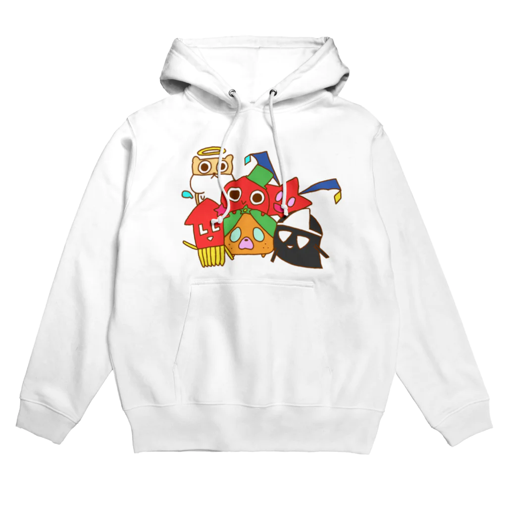 とまとことみやの全員集合 Hoodie