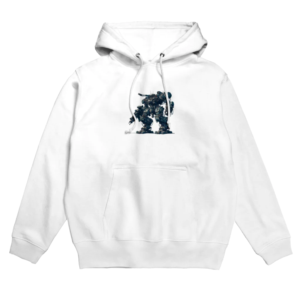 8ball.AI.artの巨大戦闘ロボット Hoodie