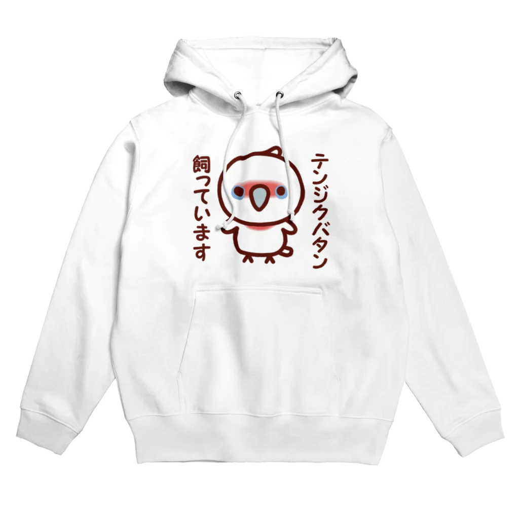 いんこ屋堂のテンジクバタン飼っています Hoodie