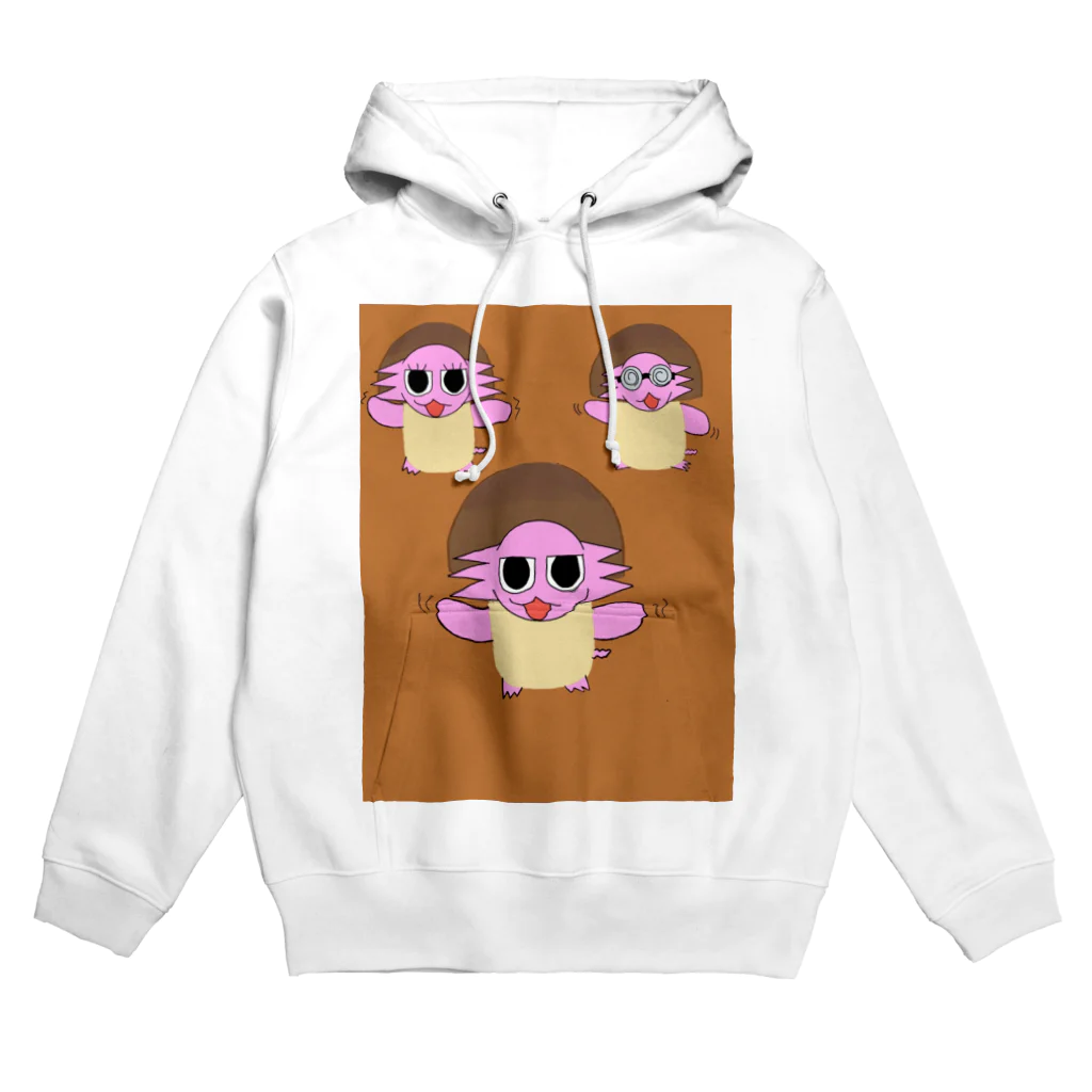 ウーパールーパーくんの日常のキノコダンス Hoodie