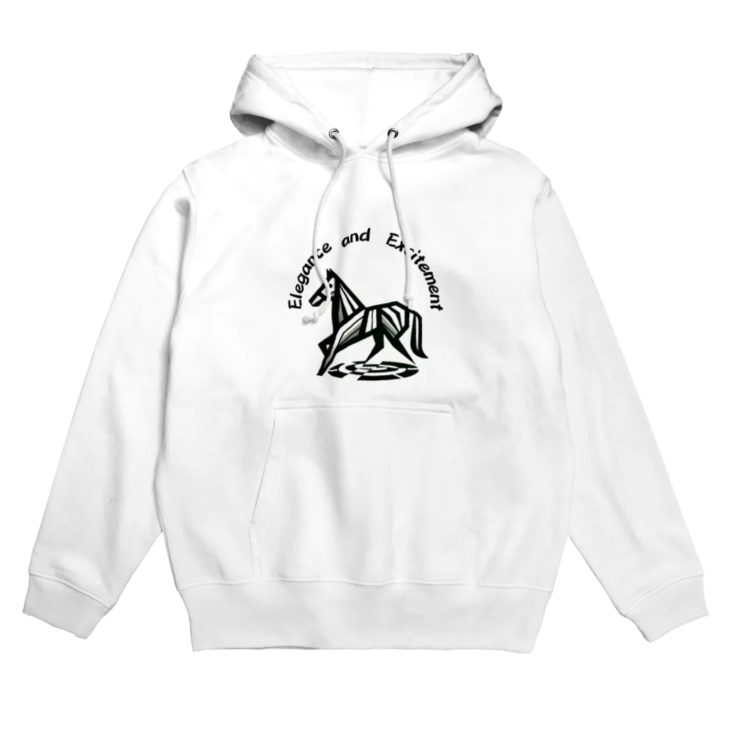 面白デザインショップ ファニーズーストアのElegance and Excitement　２ Hoodie