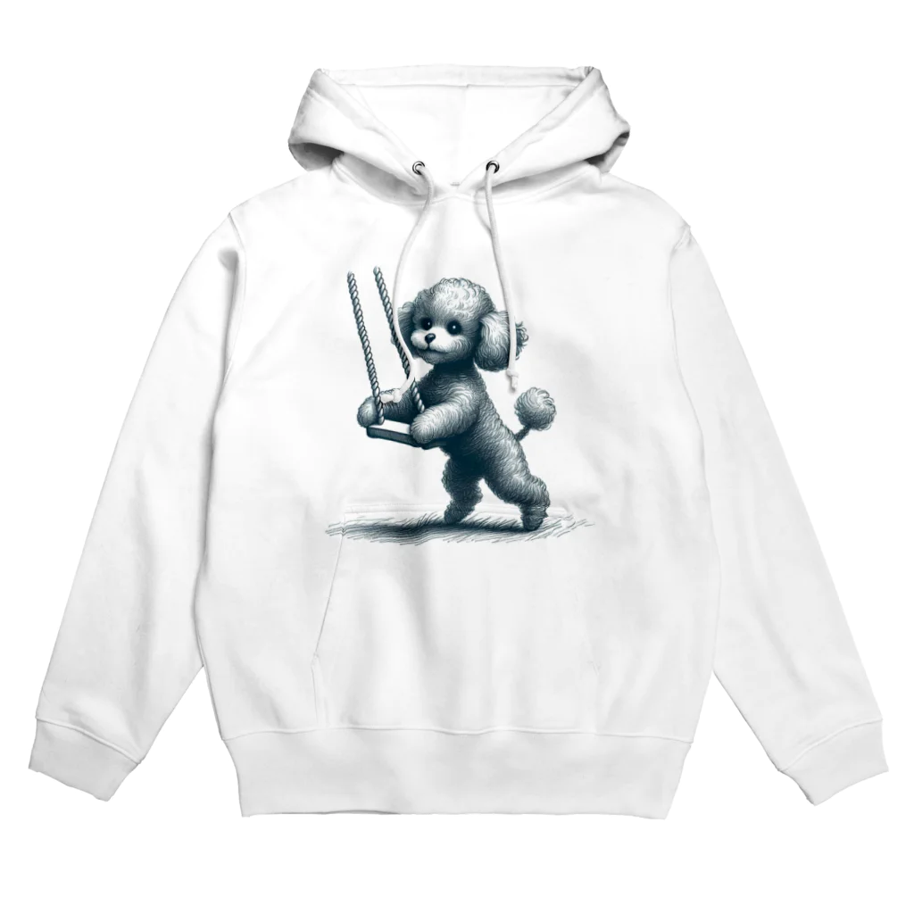 TABO1192のトイプードルのひかるくん(シンプルバージョン) Hoodie