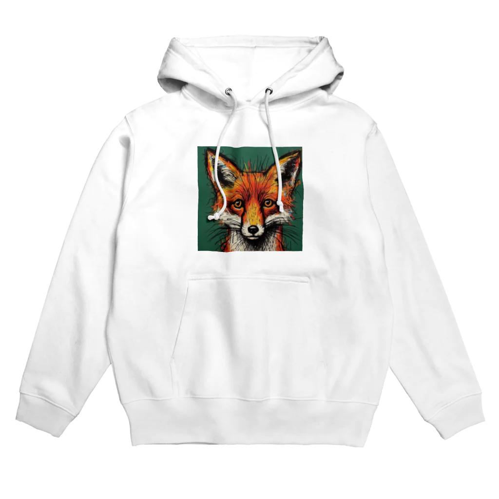 カエル2号のキツネ君 Hoodie