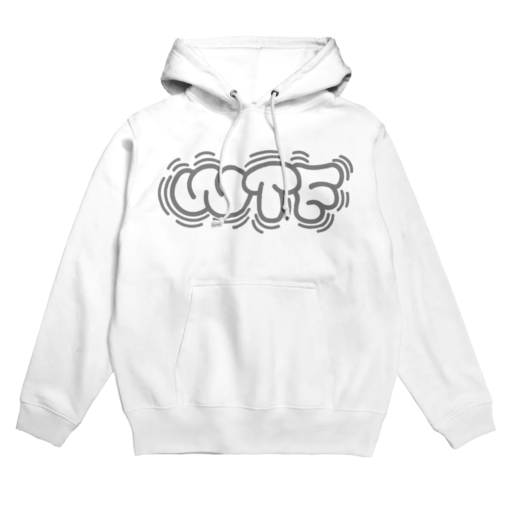 metao dzn【メタヲデザイン】のWTF（gry） Hoodie