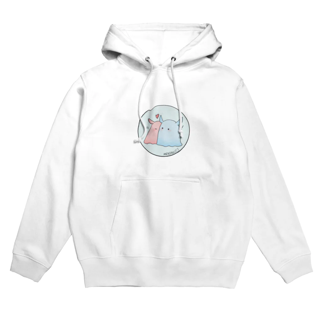 あったか〜い白湯のメンダコらぶらぶ Hoodie