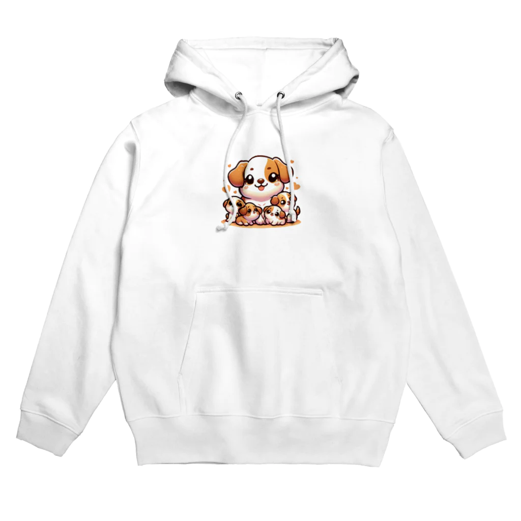 mitsu5872のわんぱく子犬とやさしいママ Hoodie