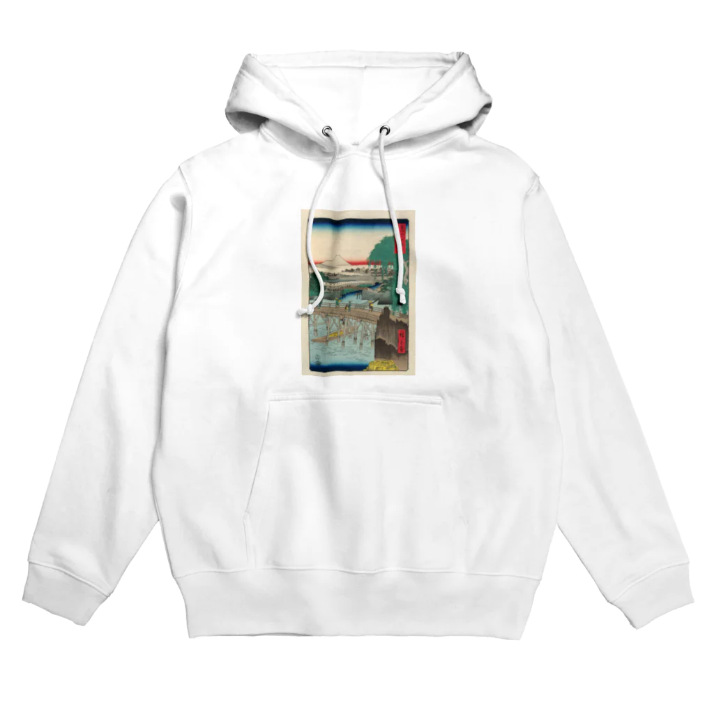 浮世絵屋の広重「冨二三十六景①　東都一石ばし」歌川広重の浮世絵 Hoodie