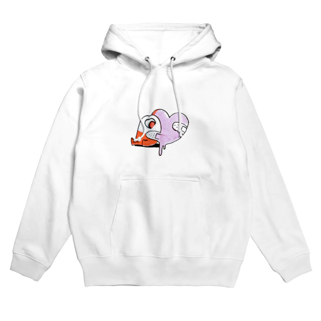 敷島のハッピーメンヘライフ はっきり色味ver Hoodie