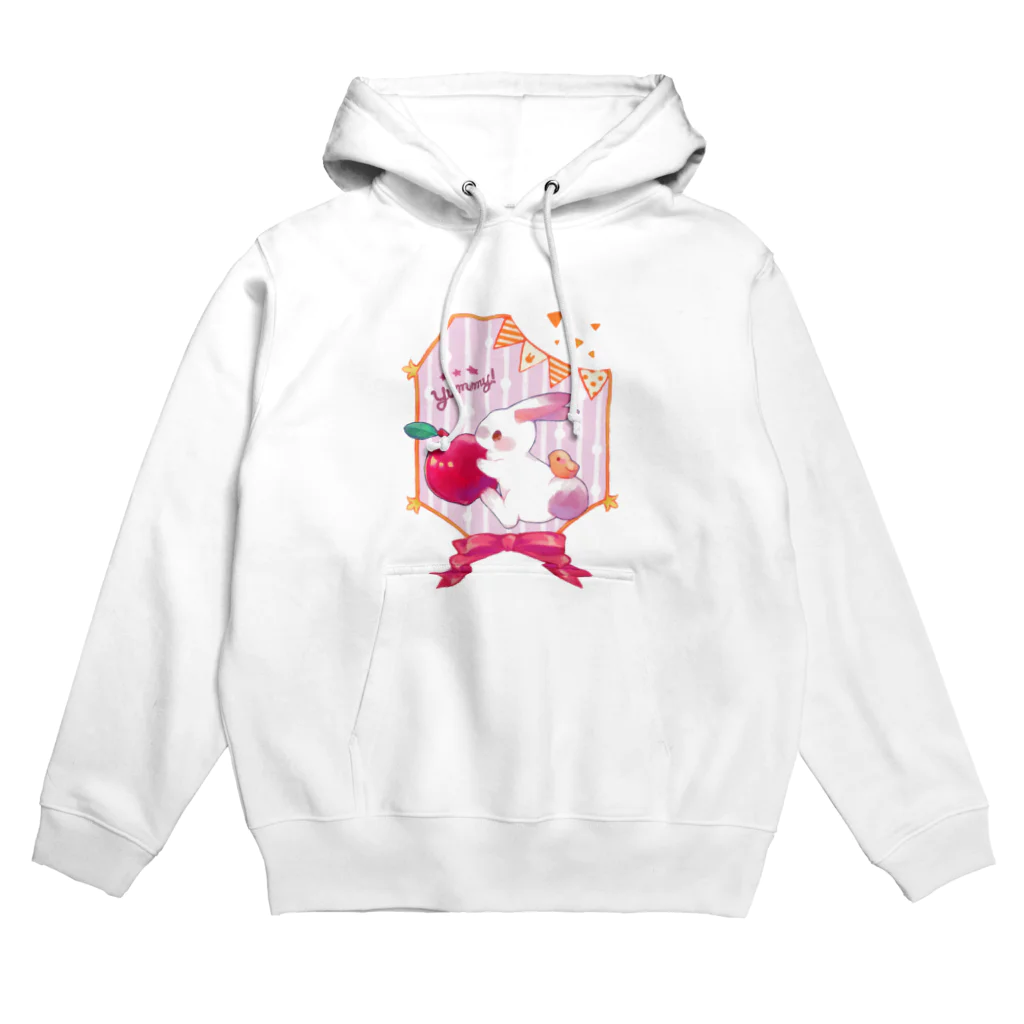 みるのりんごとうさぎ Hoodie