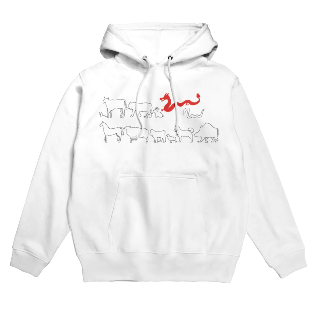 蛇口〆太のお店の十二支（辰） Hoodie