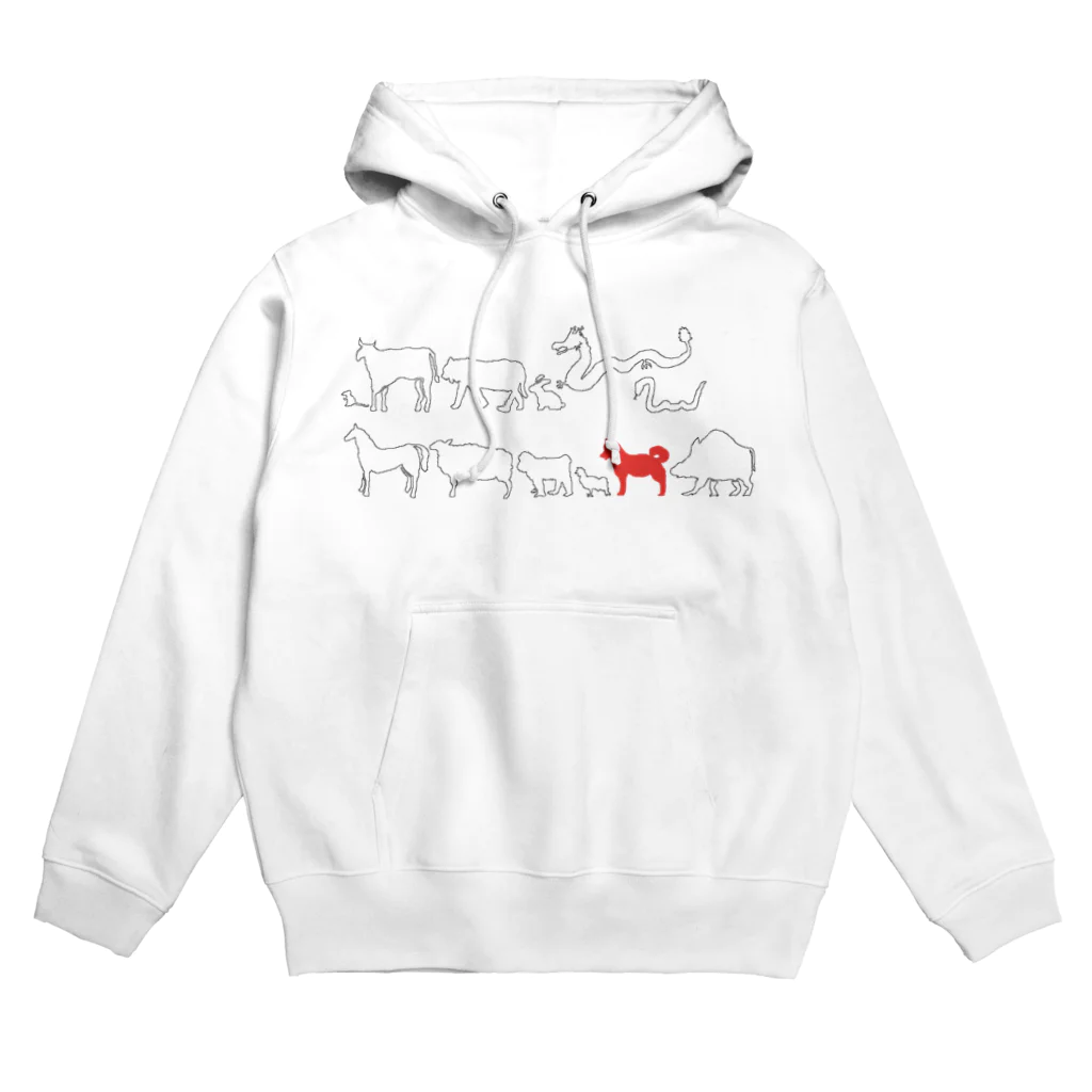 蛇口〆太のお店の十二支（戌） Hoodie