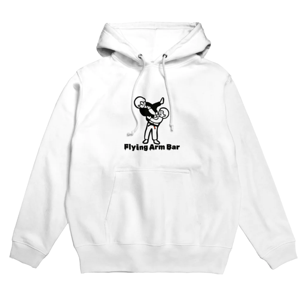 柔術イラストレーションのFlying Arm Bar Hoodie