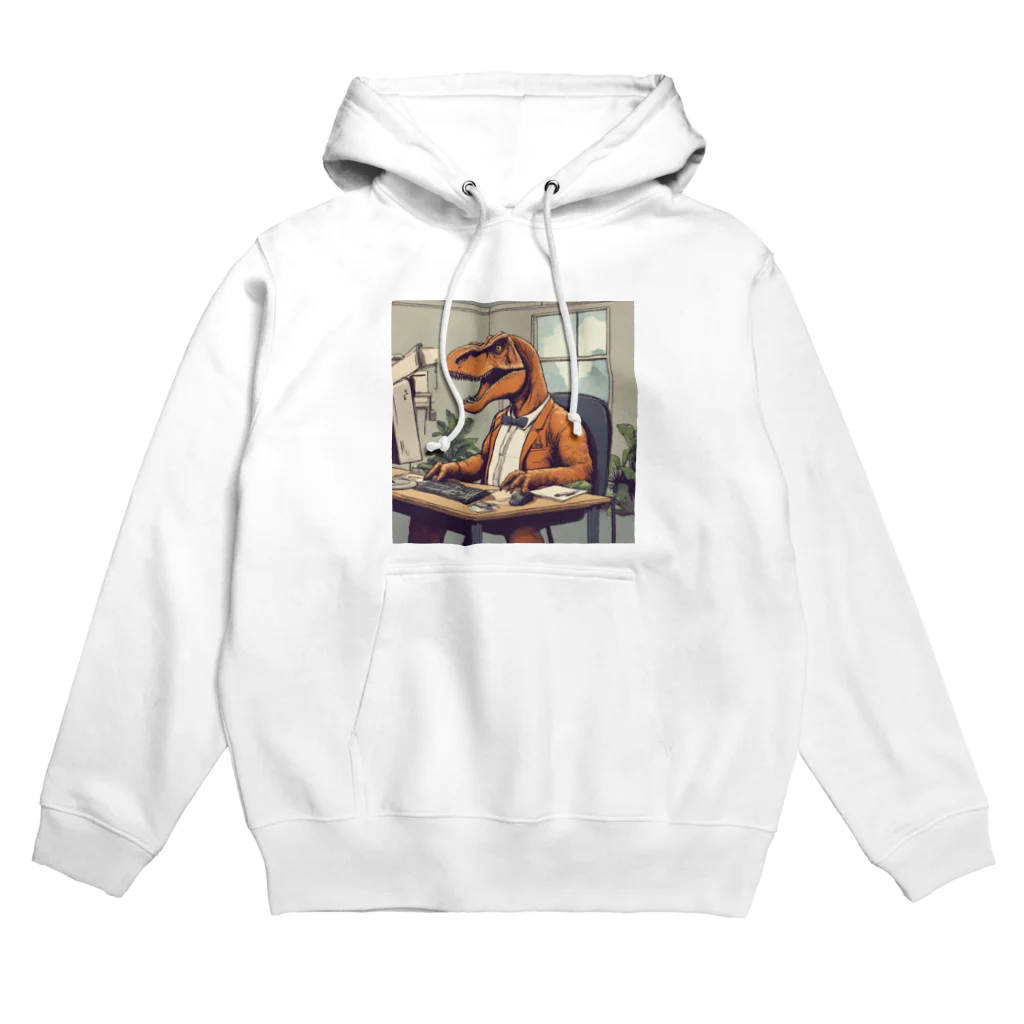 kenshopの働く恐竜 Hoodie