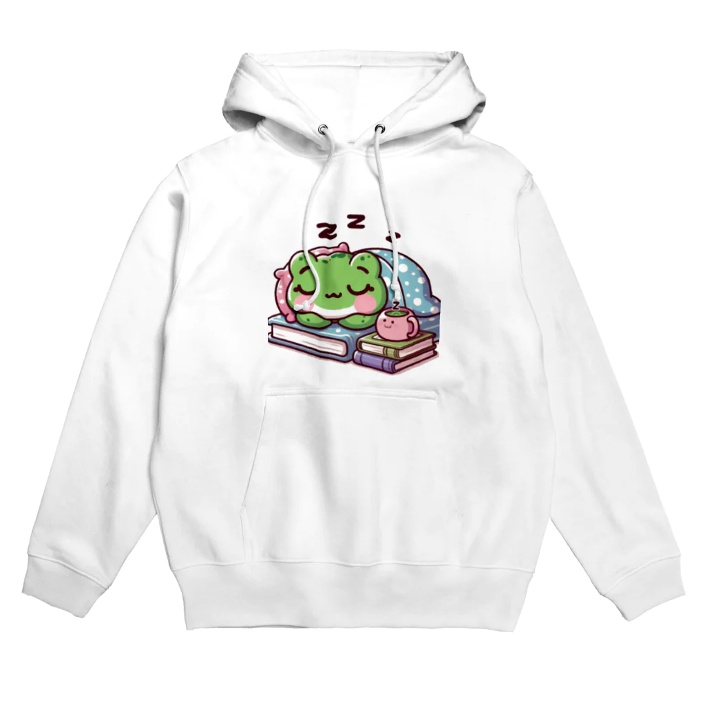 Shiba_IncのSleeping frogs(熟睡する蛙) Hoodie