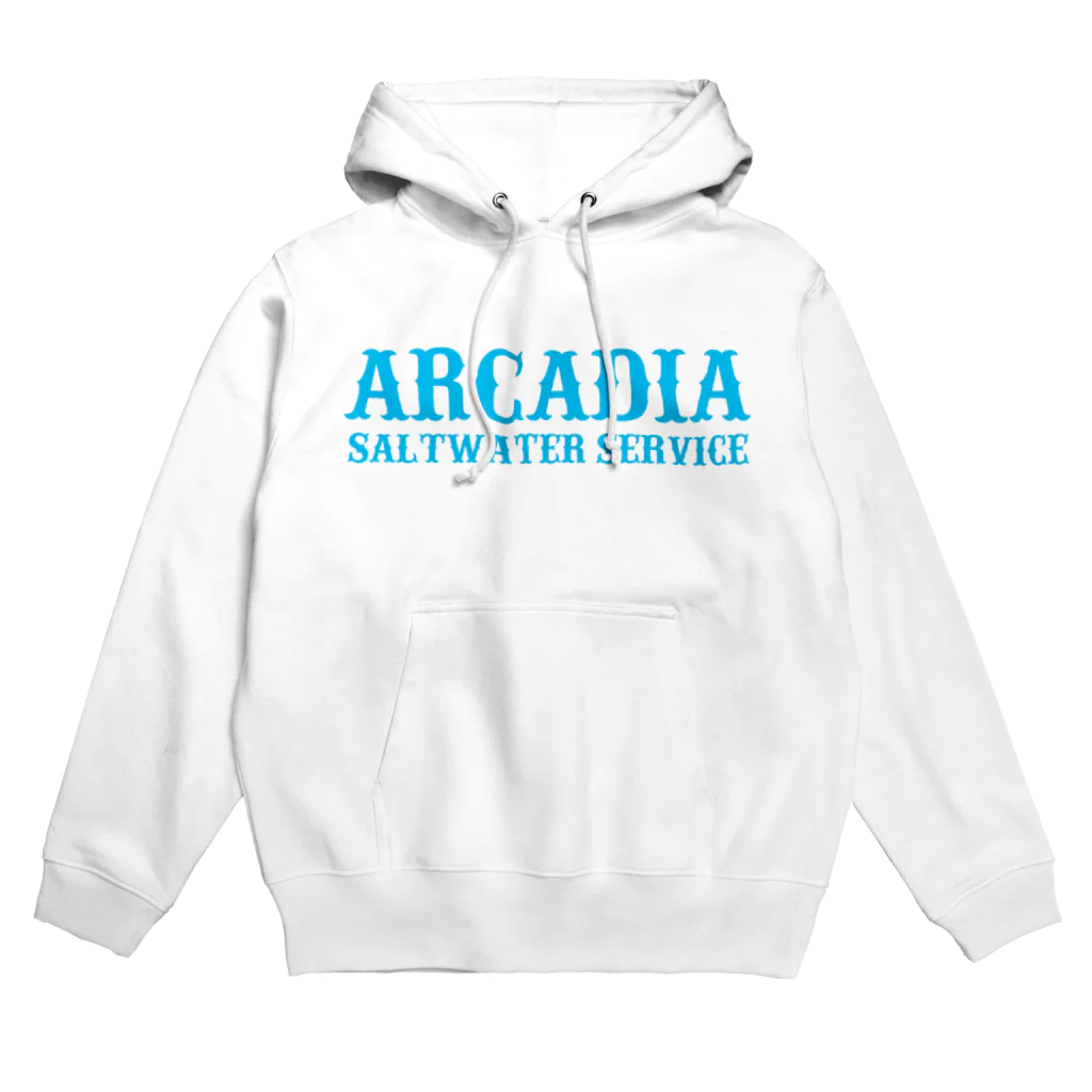 アシスト通信社のARCADIA SALTWATER SERVICE BLUE Type2 パーカー