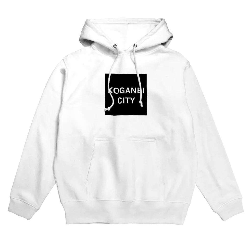 oshiri-shinのKOGANEI CITY BOX LOGO パーカー