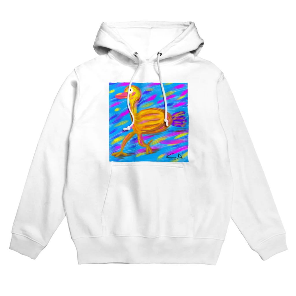 create_M2のアートなダチョウ Hoodie