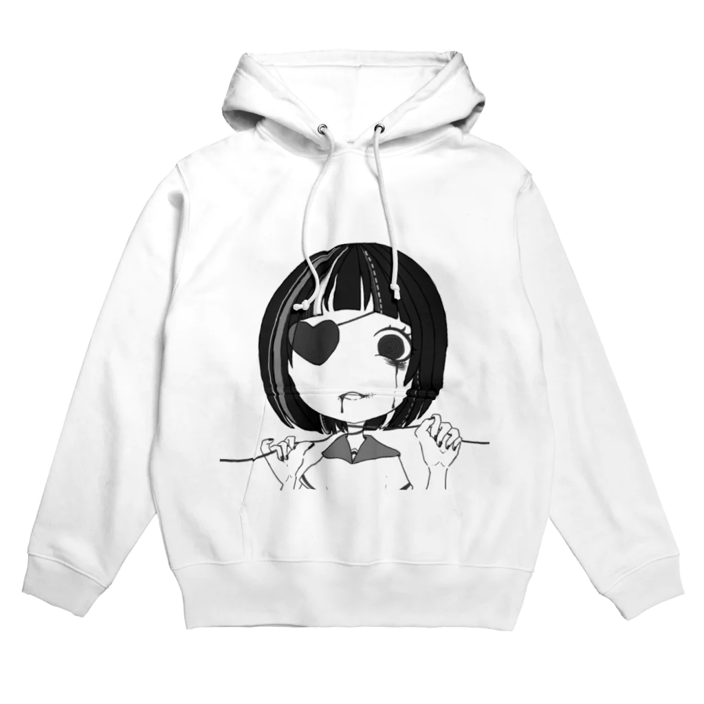 青いぱんだの首絞めぼぶちゃん Hoodie