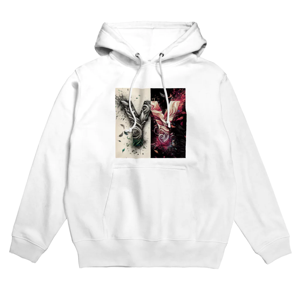 YA'sのYA'sデザイン『Y Y』 Hoodie