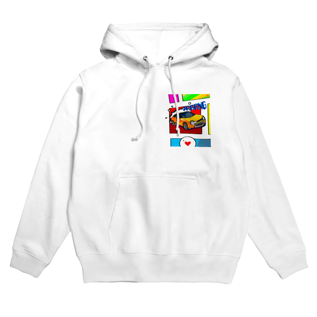 お餅のアメコミ風 Hoodie