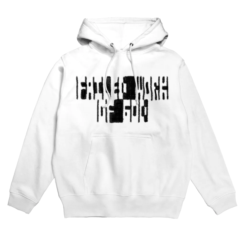 とろとろドローイングの神様の失敗作/黒字 Hoodie