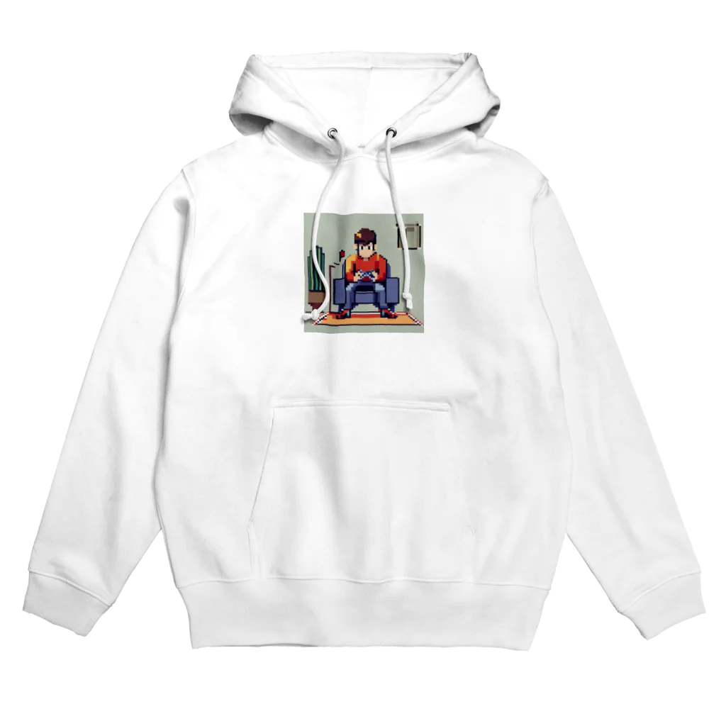 y-syo-のゲームするロケットボーイ Hoodie