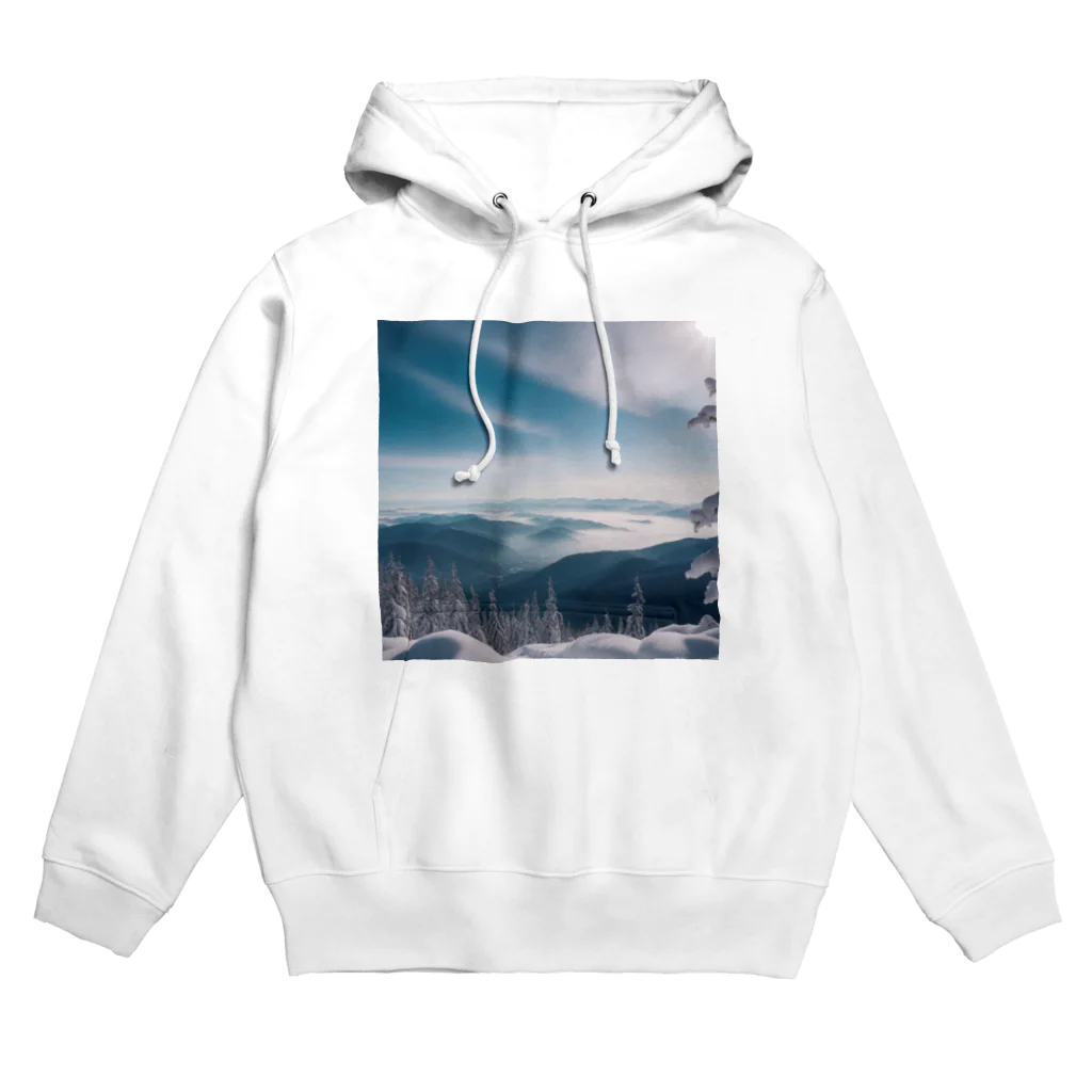 awawoの青空と山の風景 Hoodie