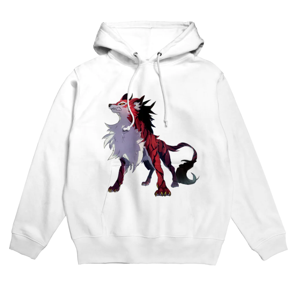 SCL_UMA_Crew_ProjectのデジタルUMA：ジェヴォーダンの獣 Beast of gevaudan Hoodie